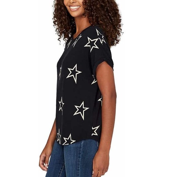 Buffalo David Bitton Women's Ultra Soft Leopard Print Cozy Pullover Top